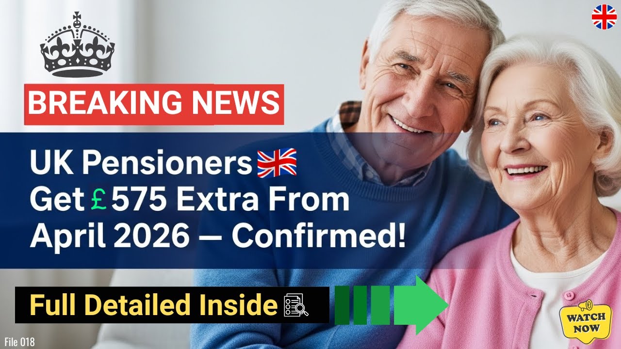 📢🇬🇧💰 UK State Pension Rise 2026: £575 Annual Boost Confirmed from April!