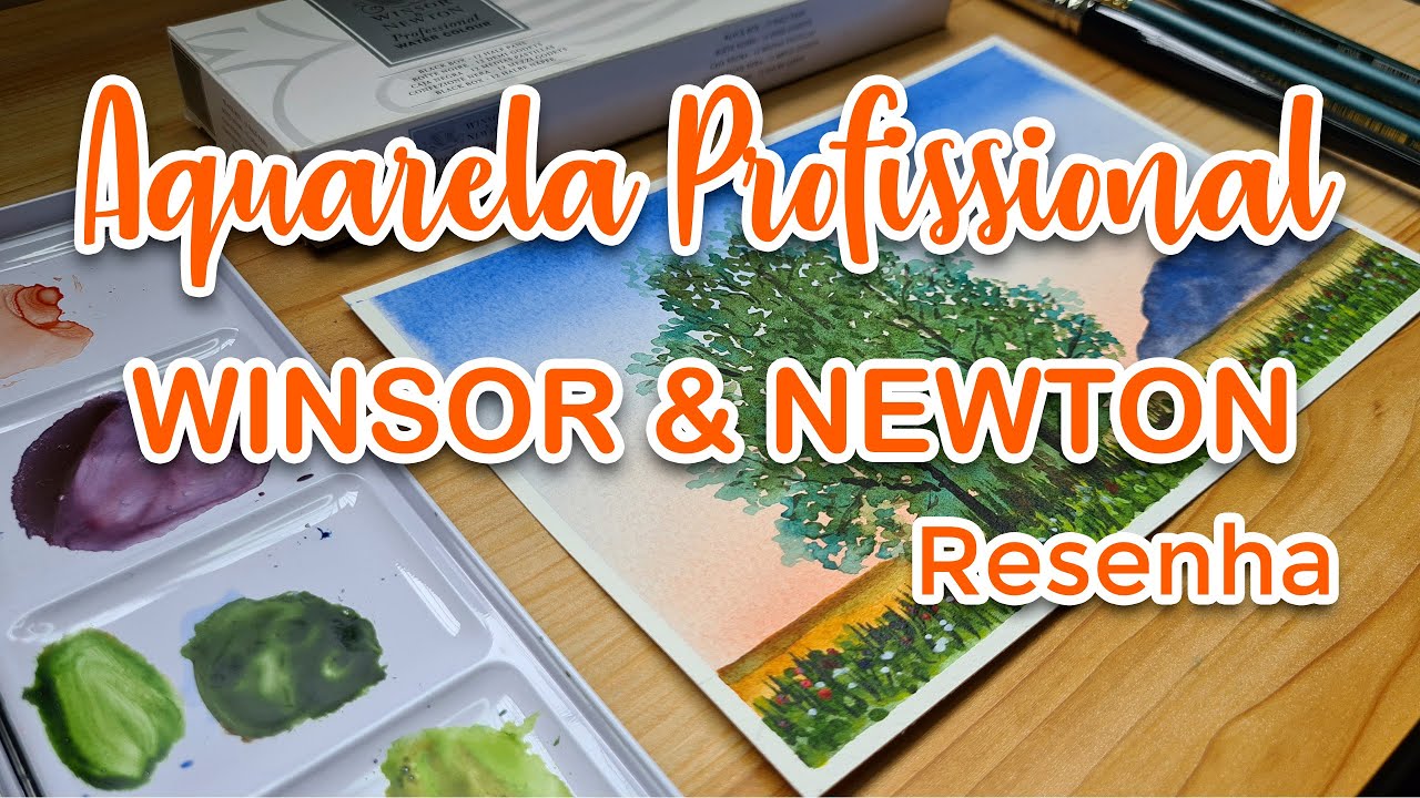 AQUARELA PROFISSIONAL WINSOR & NEWTON | RESENHA