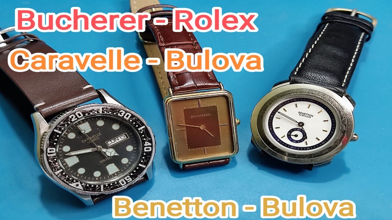 &iquest;Bucherer es a Rolex como Caravelle a Bulova?