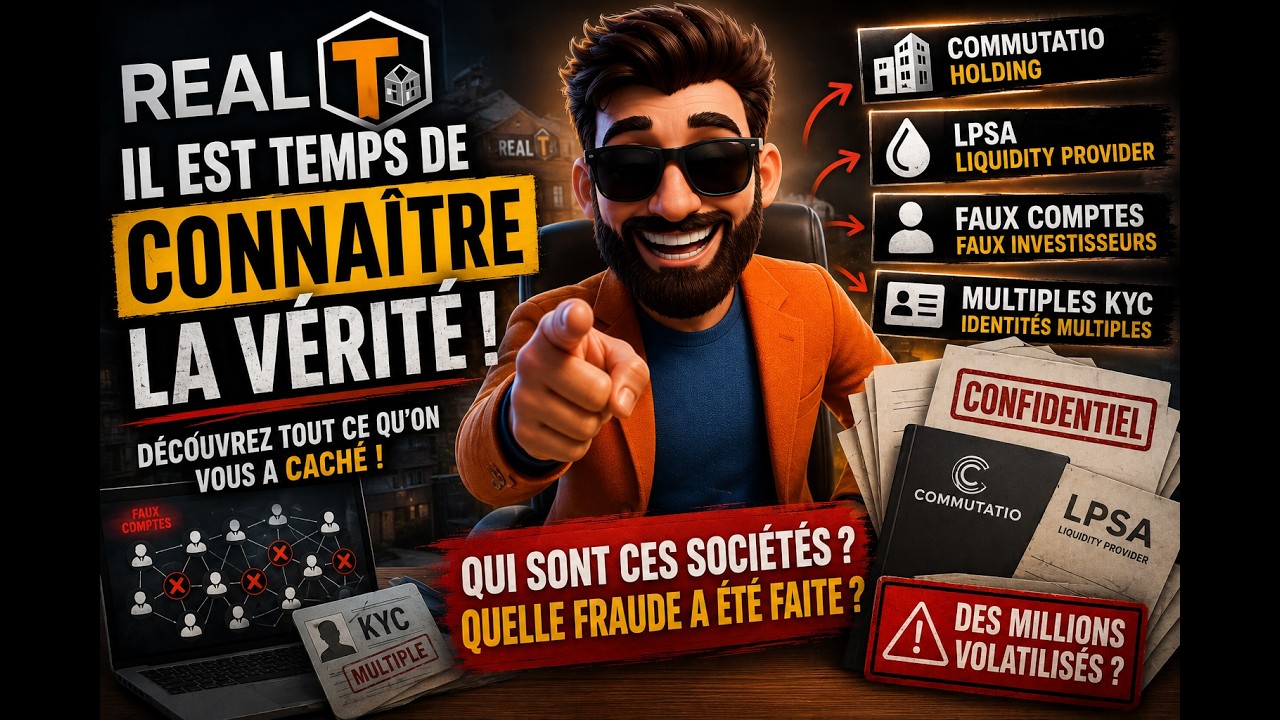 RealT : La V&eacute;rit&eacute; Cach&eacute;e | Faux Comptes, Multiples KYC et les Soci&eacute;t&eacute;s Derri&egrave;re le Scandale