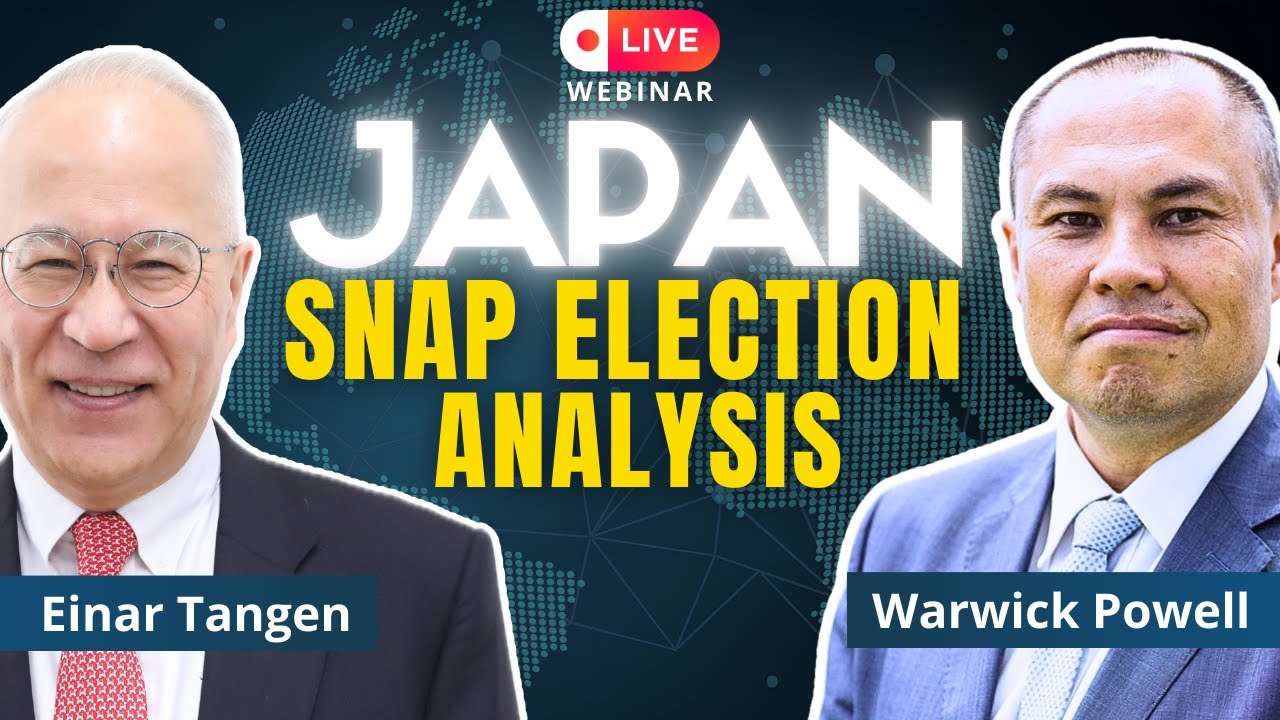 Japan's Snap-Election SHOCK.  Election Night Live Stream | Warwick Powell, Einar Tangen