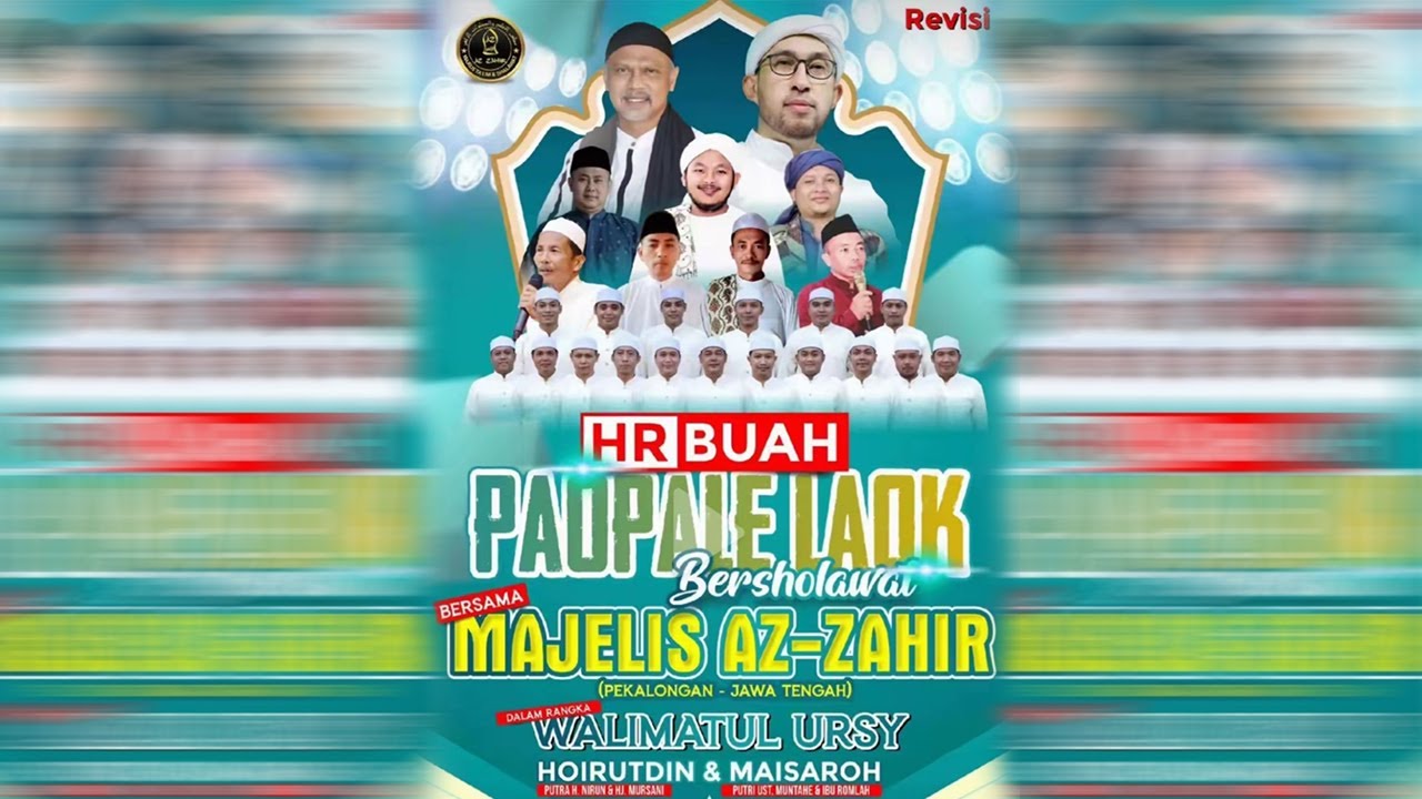 LIVE - HR BUAH PAOPALELAOK BERSHOLAWAT ::: BERSAMA HABIB ALI ZAINAL ABIDIN ASSEGAF & MAJELIS AZZAHIR