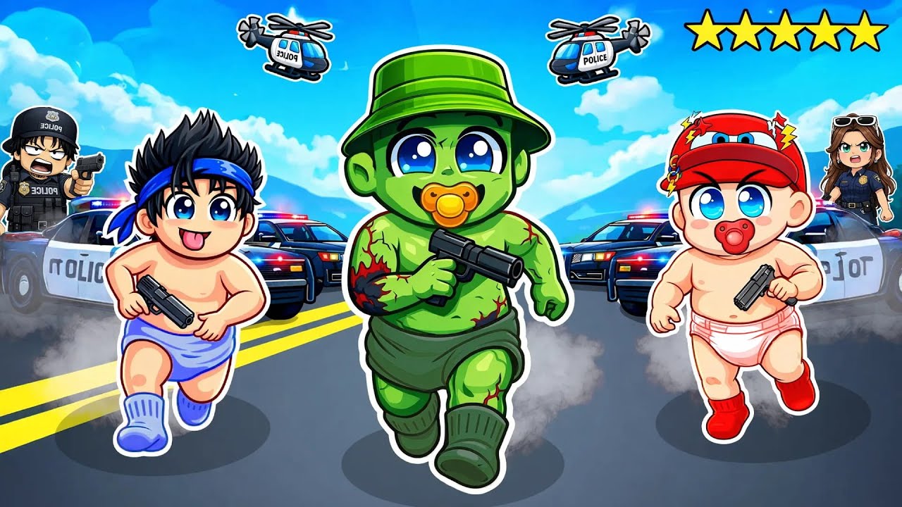 Je joue en BÉBÉ dans GTA 5 !