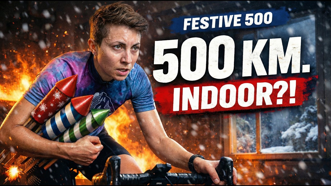 500 km INDOOR 🚴‍♀️ | Die Rapha Festive 500 Challenge auf dem Rollentrainer | Selbstexperiment