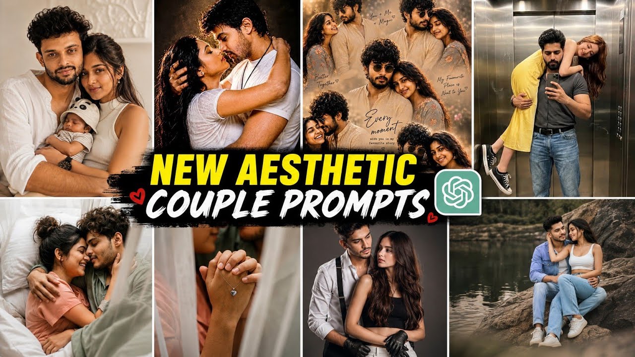 NEW COUPLE PHOTO GEMINI PROMPT | NEW TRENDING COUPLE AI PHOTO EDITING | AI PHOTO KAISE BANAYE 