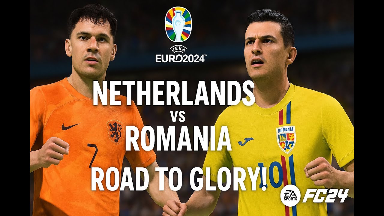 EURO 2024 Final – Netherlands vs Romania | Road to Glory Ends Here! 🏆⚽