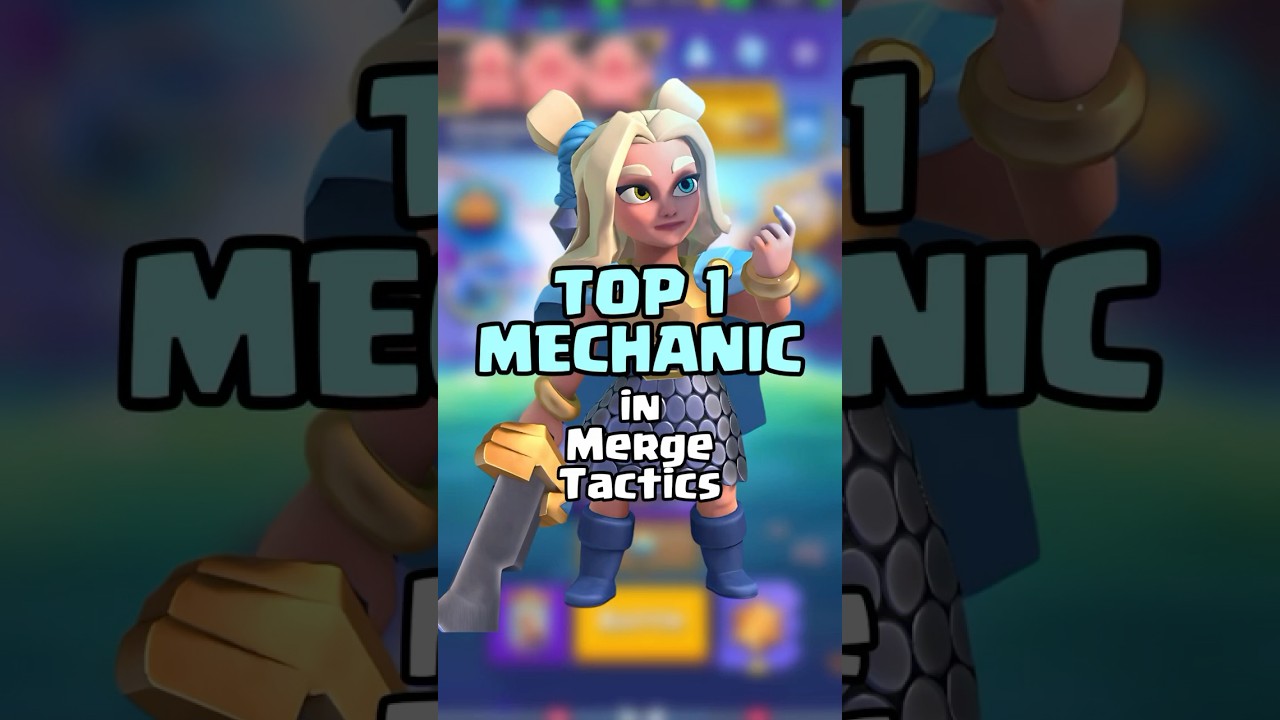 ✨TOP 1 Merge Tactics Mechanic✨ #mergetactics #clashroyale