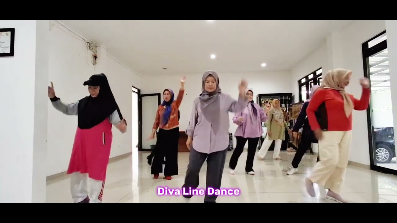 Kolom Susu Regge Line Dance - Choreo @nurbani (INA) - Beginner - Jan 2026 - Demo by Diva
