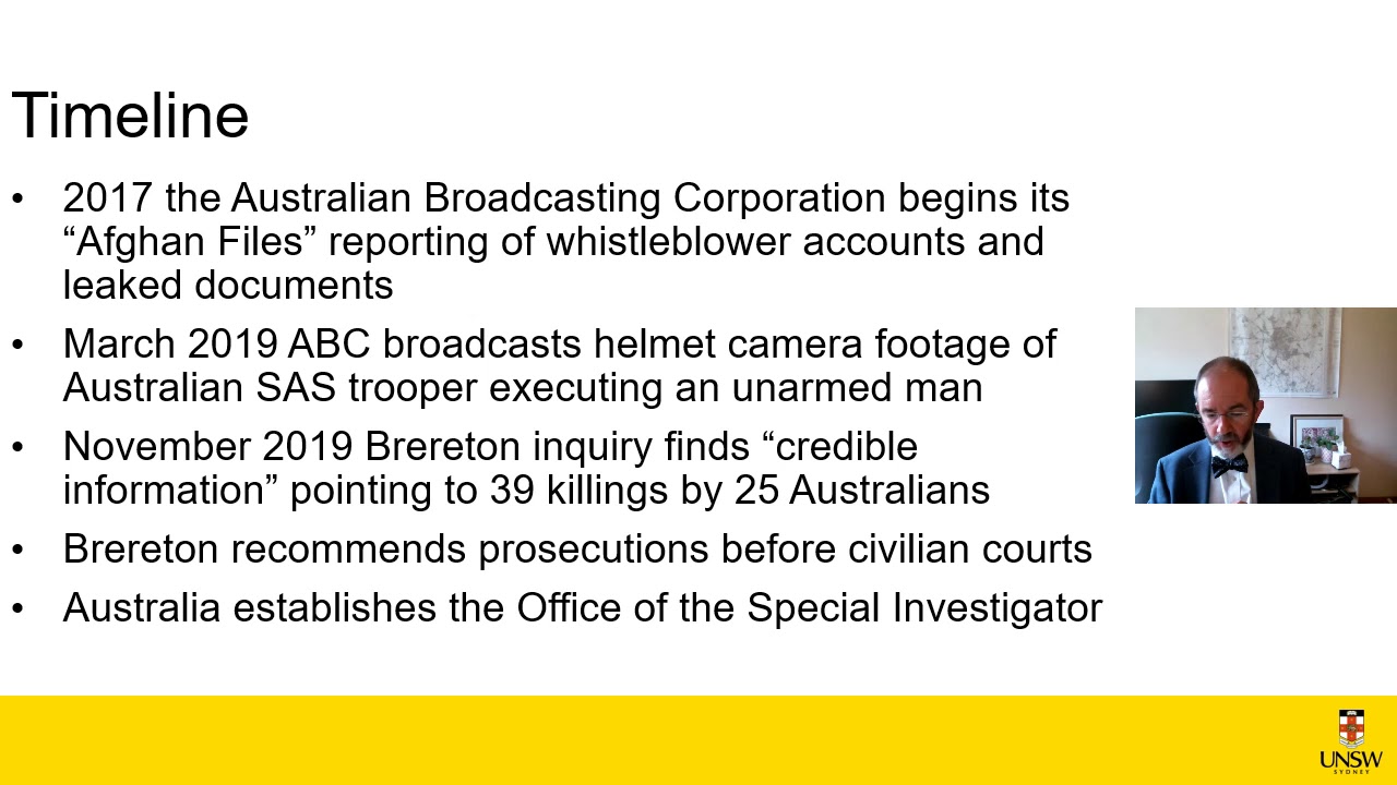 Superior Responsibility for Australian War Crimes in Afghanistan: The Brereton Report