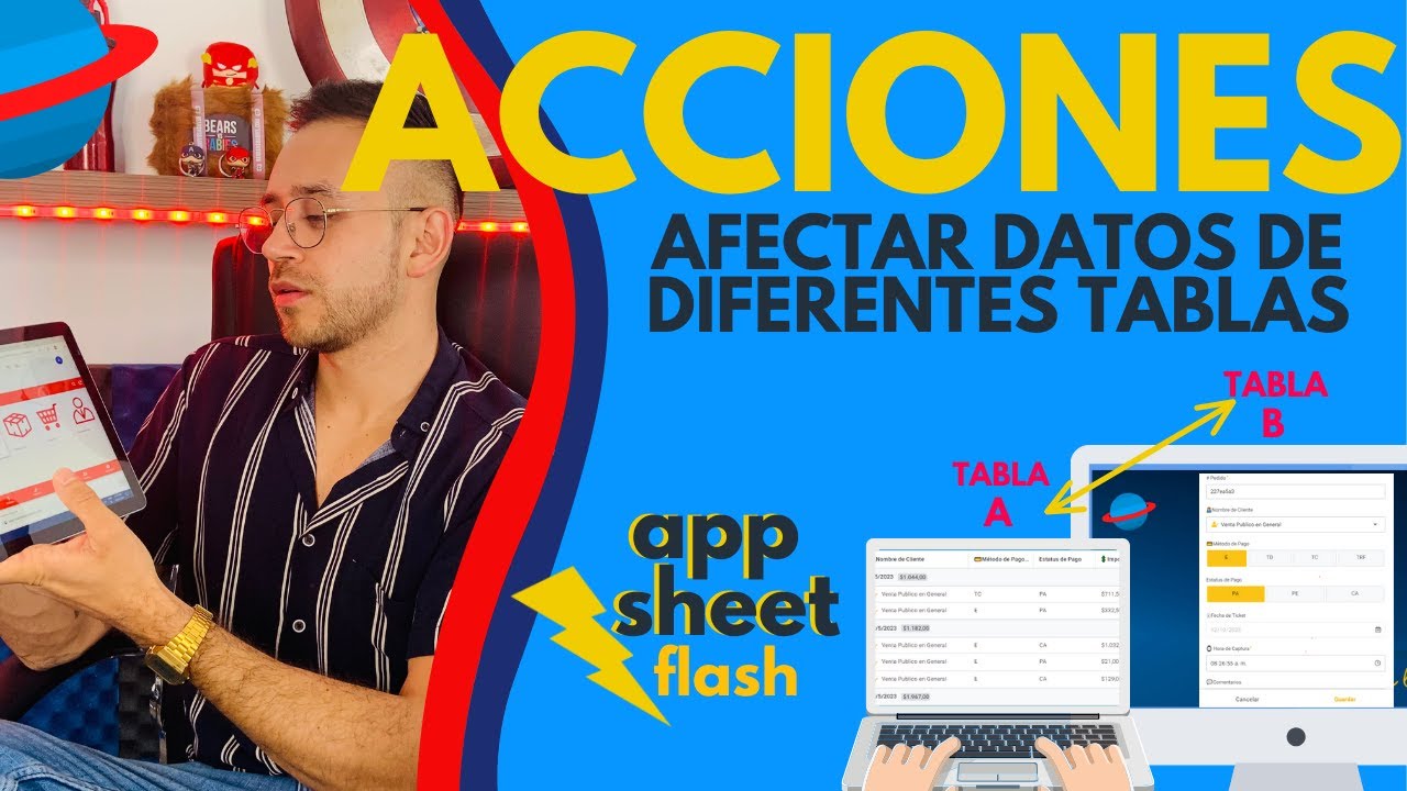 ⚡️AFECTAR datos de DIFERENTES TABLAS en appsheet