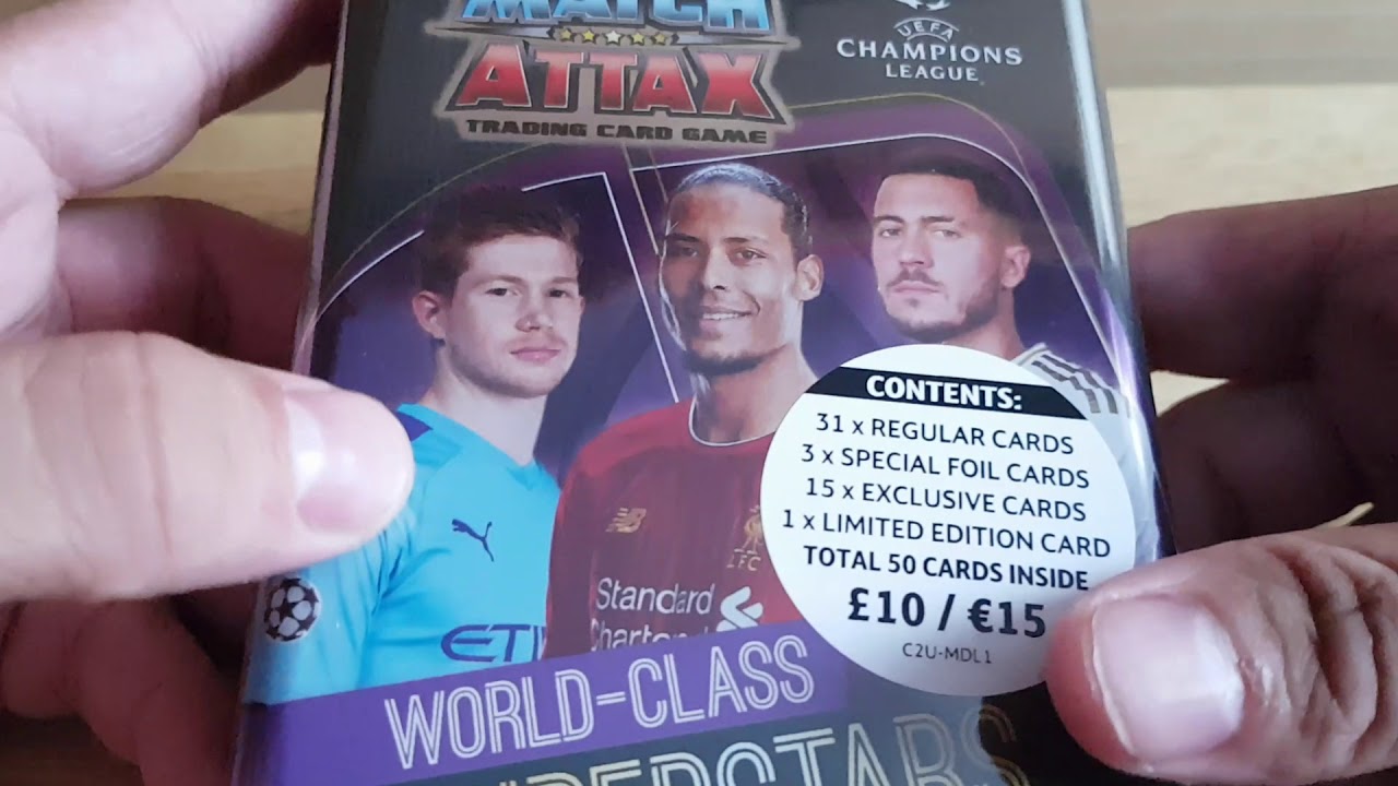 Topps Match Attax 2019-20 UEFA Champions League/UEFA Europa League Starter Bundle Unboxing