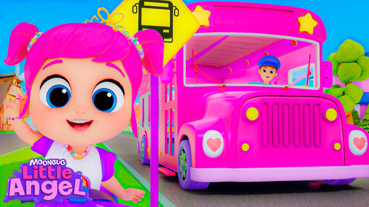 Pink Day with Jill 💕 Dress Up & Play | Little Angel And Friends Kid Songs