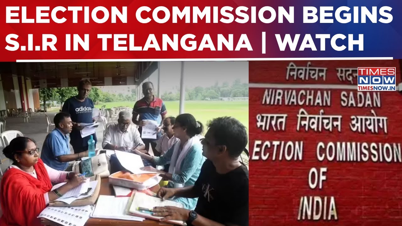 S.I.R In Telangana: EC Begins Door-To-Door Voter Verification, Draft Roll To Be Published On July 31