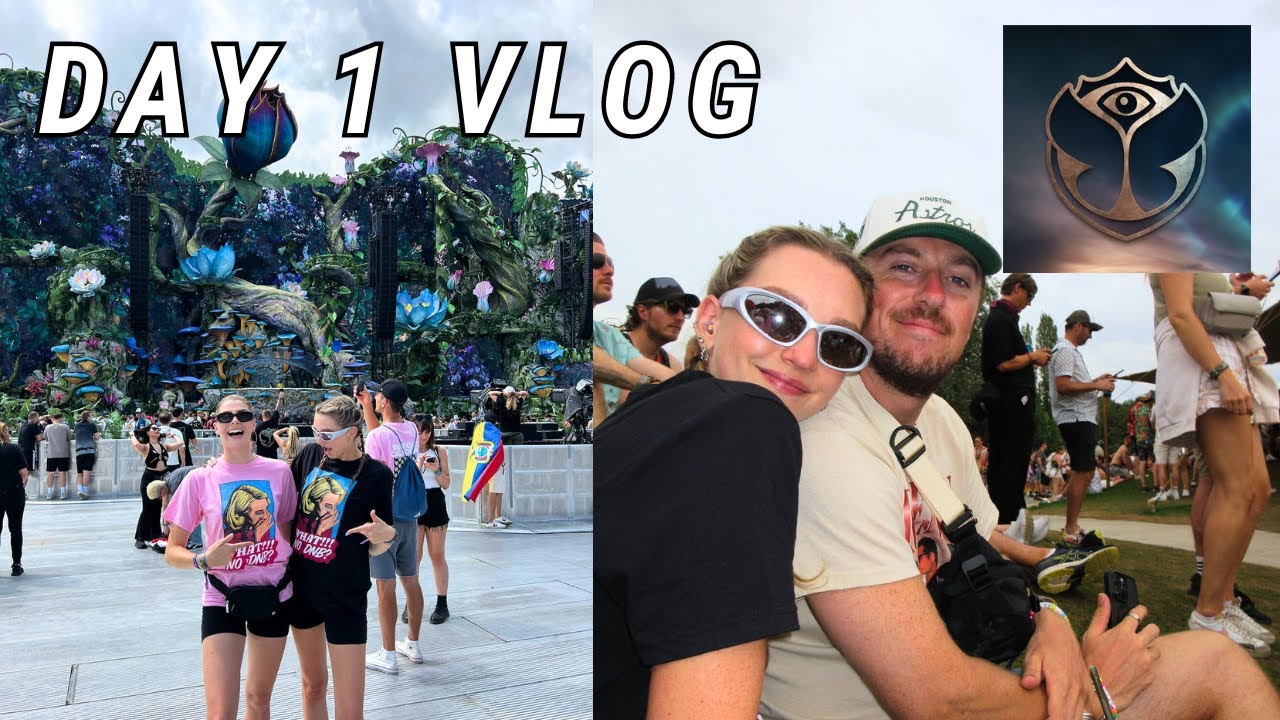 TOMORROWLAND 2024 DAY 1 VLOG 🦋 SWEDISH HOUSE MAFIA, DIMENSION, METRIK B2B GRAFIX, ETC.