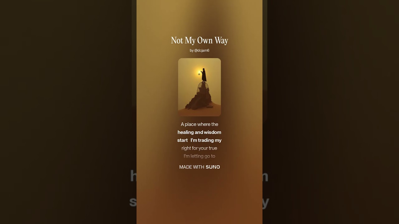 Not My Own Way#christianmusic
