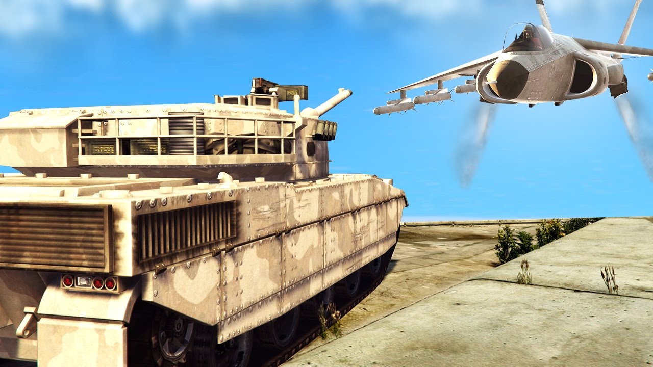 TANKS vs. HYDRAS! (GTA 5 Funny Moments)