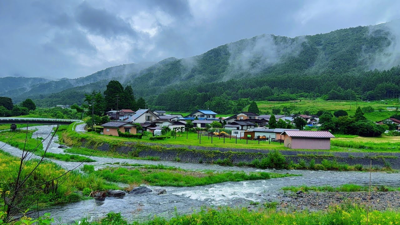 Rain in Japan - Refers to a Walk taken on a rainy day, often to experience its Unique
