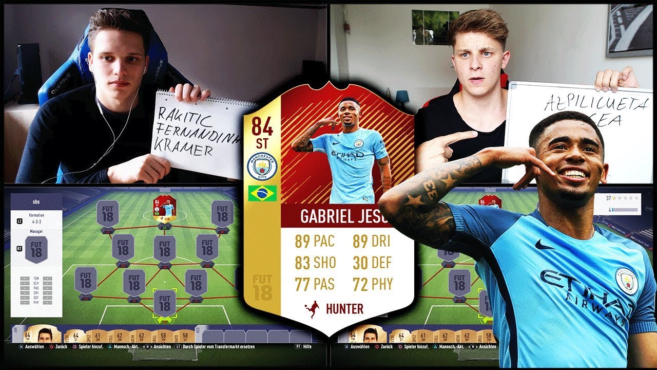 RAGE Gabriel JESUS SQUAD BUILDER BATTLE ⚽⛔️🔥 - FIFA 18 Ultimate Team (Deutsch)
