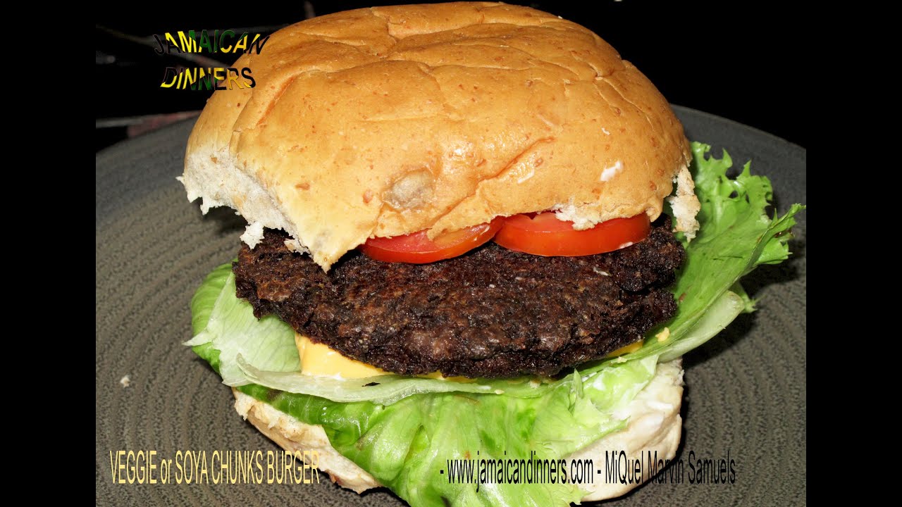 VEGGIE; SOY BURGER: Vegan Recipe