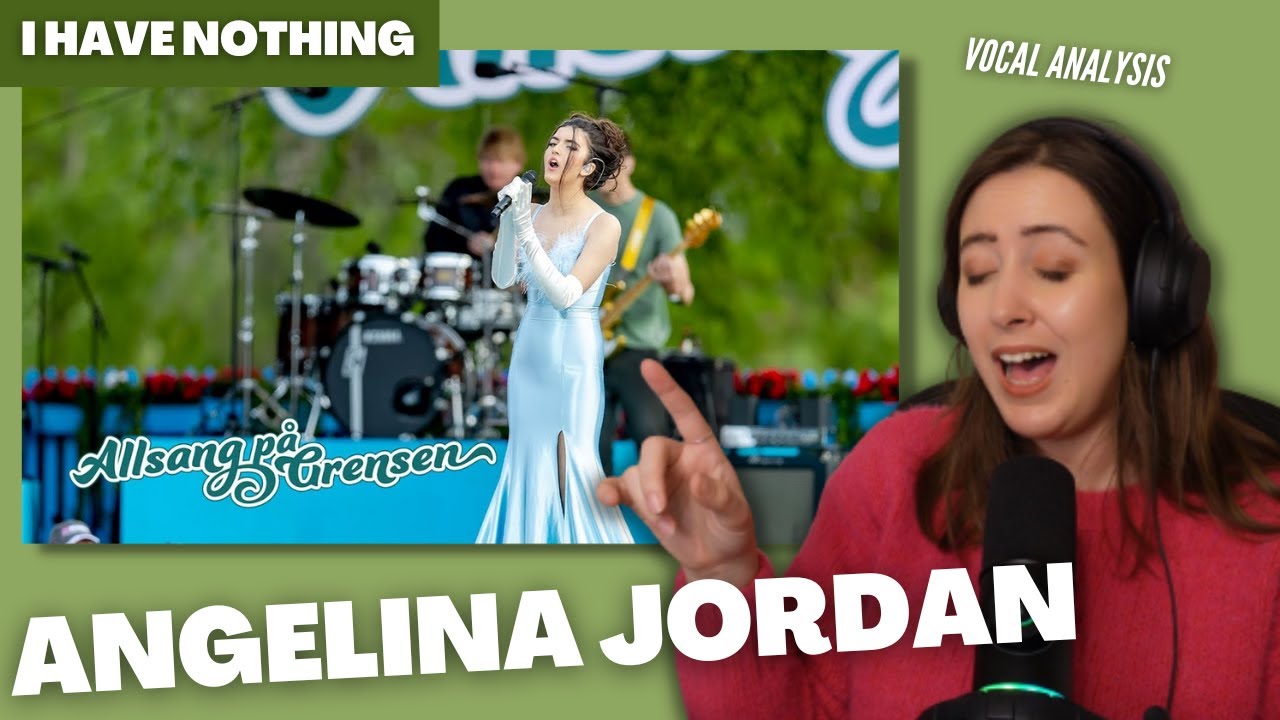 ANGELINA JORDAN I Have Nothing | Vocal Coach Reacts (& Analysis) | Jennifer Glatzhofer