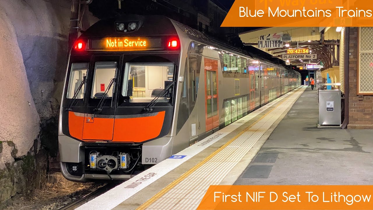 Sydney Trains Vlog 1744: Blue Mountains Trains + NIF D Set First Run To Lithgow