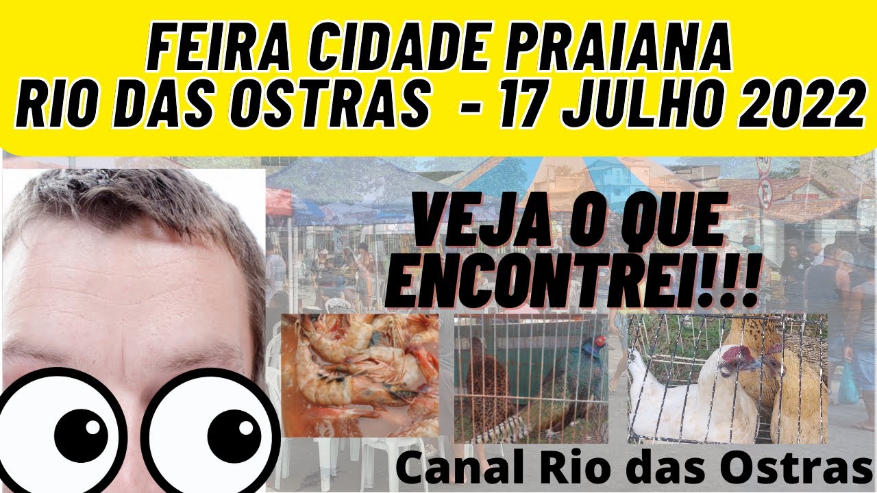 😎 FEIRA DE CIDADE PRAIANA EM RIO DAS OSTRAS 🔴VEJA O QUE ENCONTREI ! CANAL RIO DAS OSTRAS 🎷 17 JUL 22