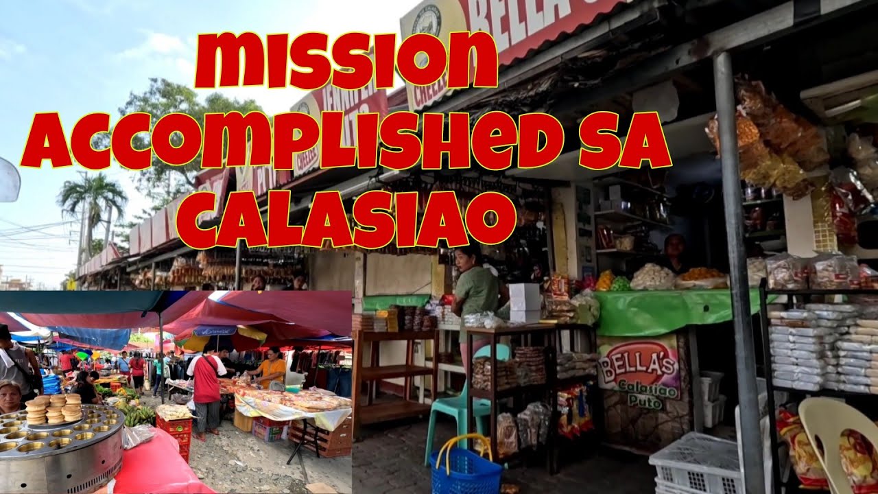 Calasiao Pangasinan Public Market | Naka balik din at naka bili ng puto nila