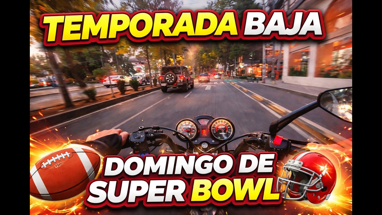 Temporada baja en Uber Eats ... pero asi cerré la semana; Domingo de SuperBowl