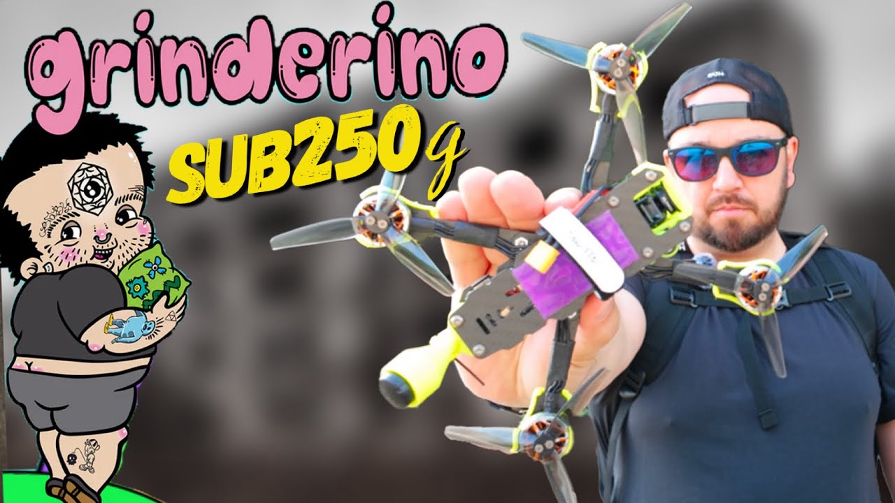 I built a Sub250g freestyle FPV drone // Grinderino with DJI O3