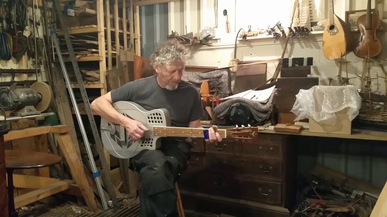 Icarus Tricone SC Resonator played by Roger Hubbard