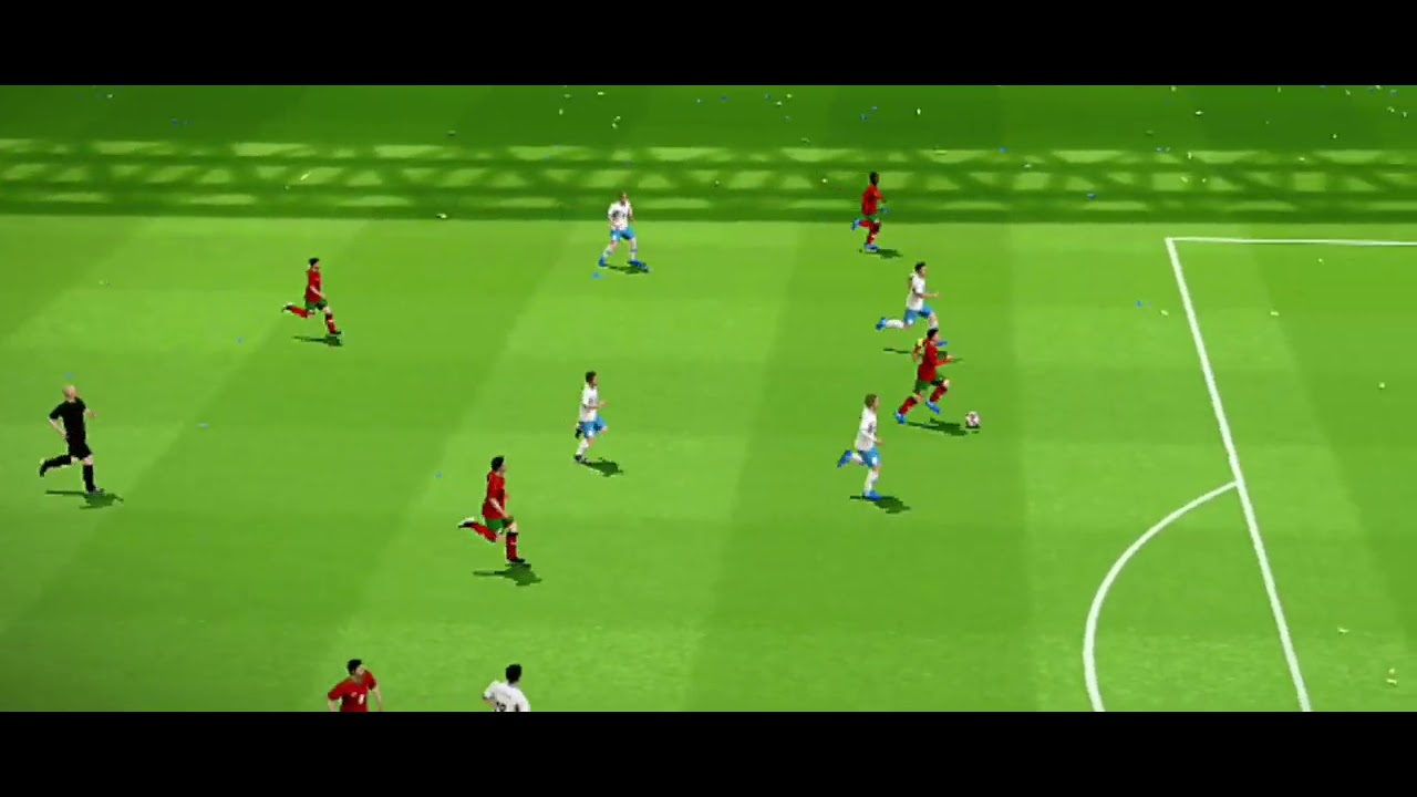 SCORING WITH RONALDO/CR7 FOOTBALL LEAGUE 2024 #shorts #fifa #cr7 #football #flamegaming