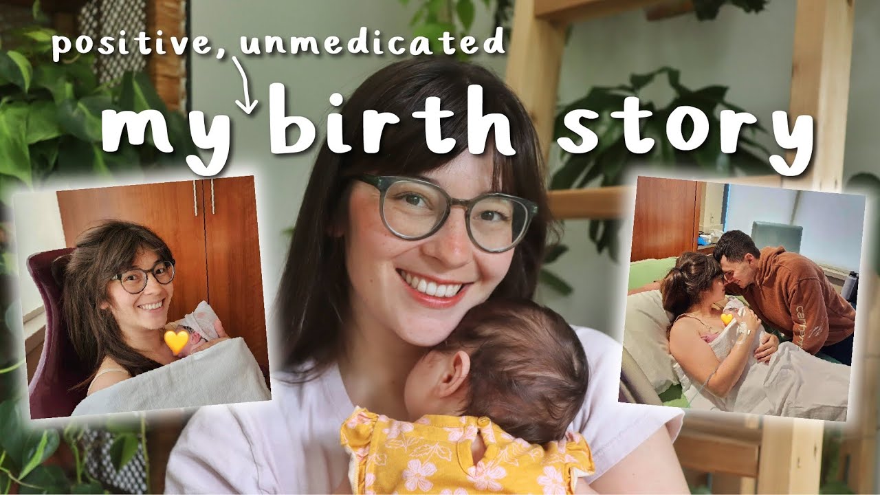 Моя позитивная история родов 💛 | История преждевременных родов без медикаментозного лечения