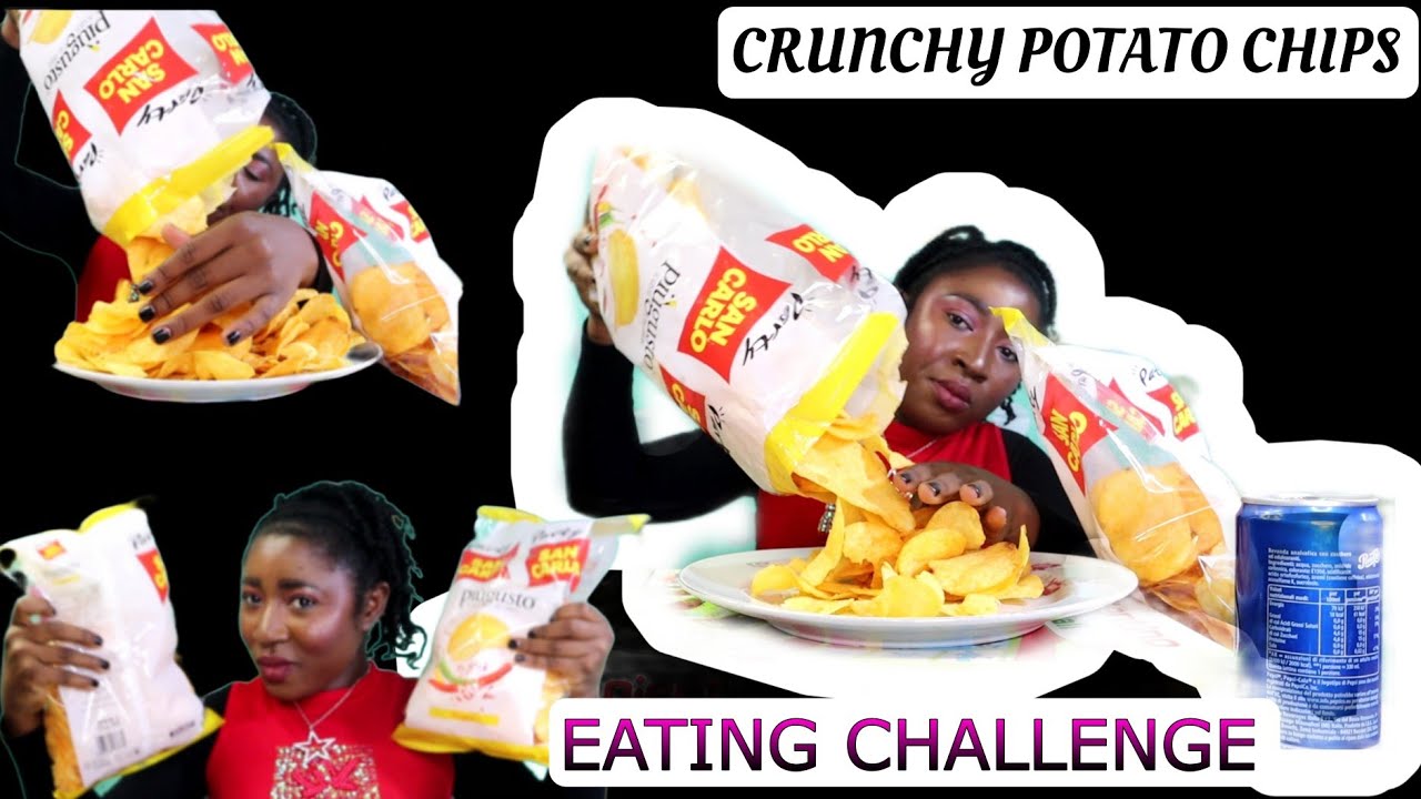 ASMR POTATO CHIPS CRUNCHY EATING SOUND /PATATINE SAN CARLO ASMR