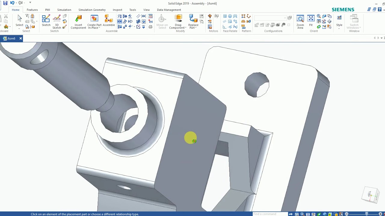 Solidedge assembly tutorial 3