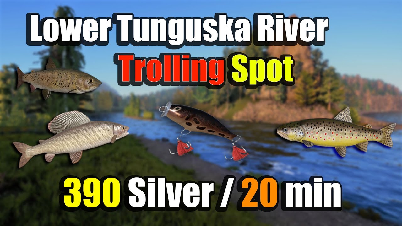 🎣Russian Fishing 4 RF4 - Lower Tunguska River Trolling With Popper#338