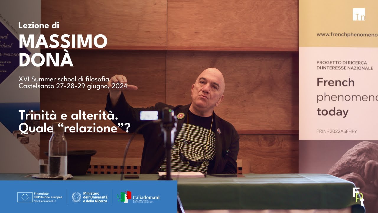 Summer School di Filosofia 2024 - Lezione del prof Massimo Donà