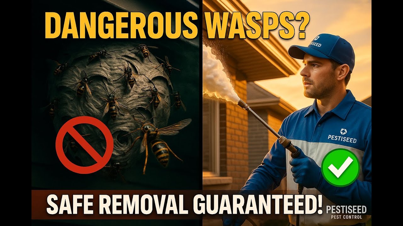 Keep Toronto Homes Safe from Wasp Nests | How To Remove A Bald Face Hornet Nest