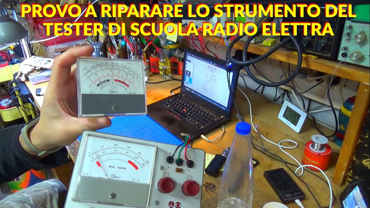 Riparando Il Galvanometro del TESTER di Scuola Radio Elettra PROVO del FORTE DISAPPUNTO 