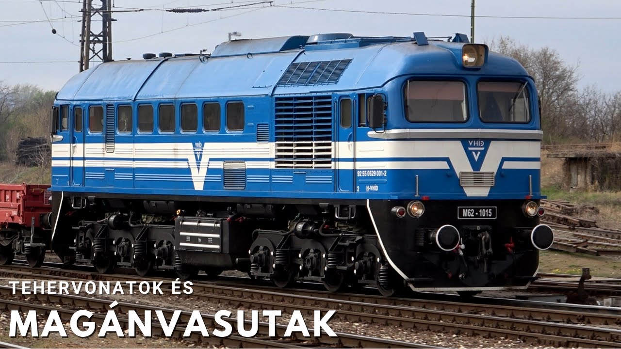 Tehervonatok és magánvasutak / Freight trains in Budapest #1