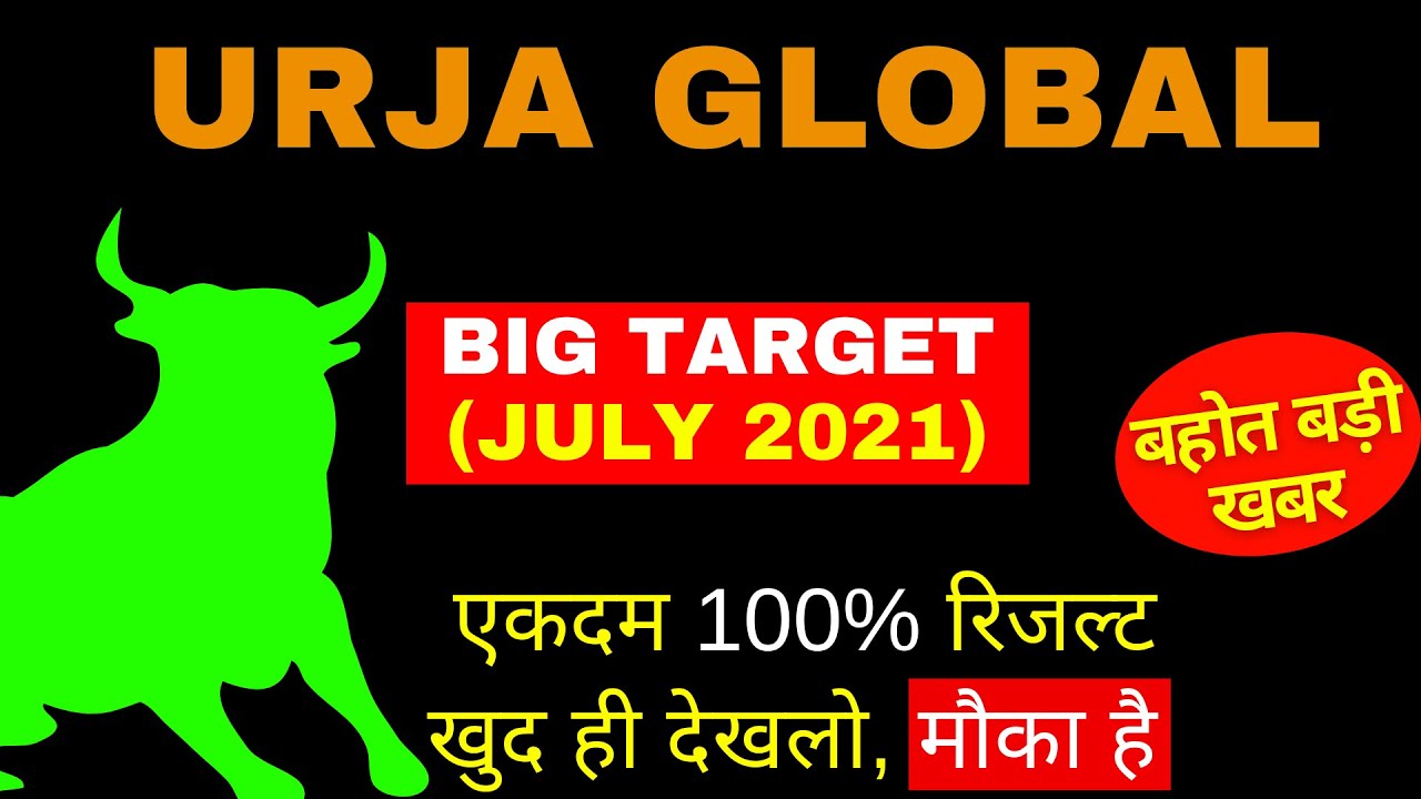 Urja Global Latest News - Urja Global Share Big Update for July 2021