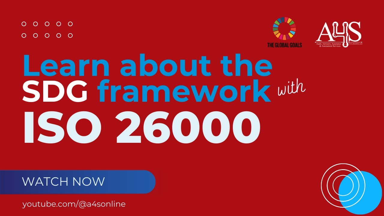 A4S SDG & ISO 26000 WEBINAR