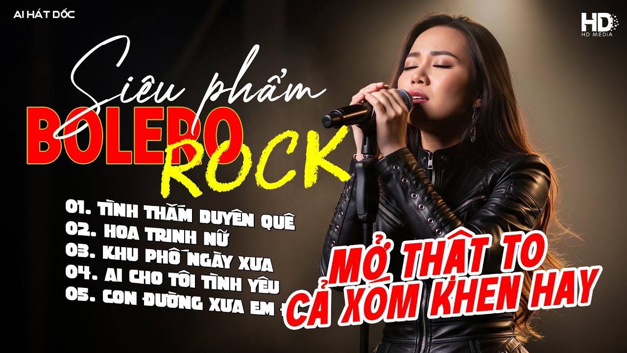 Top 10 Nhạc Bolero Rock AI Cover Hay Nhất - Tình Thắm Duyên Quê Rock | LK Nhạc Bolero Metal Rock