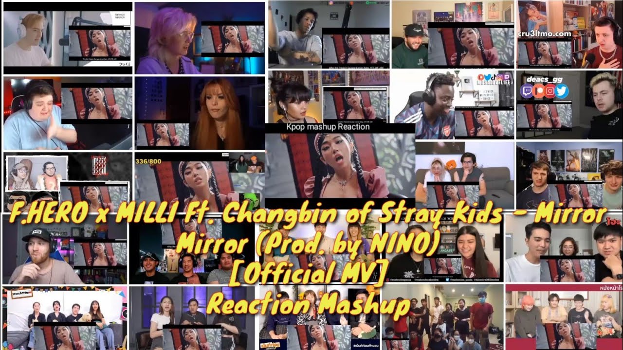 F.HERO x MILLI Ft.Changbin of Stray Kids -Mirror Mirror (Prod.by NINO)[Official MV]||Reaction Mashup