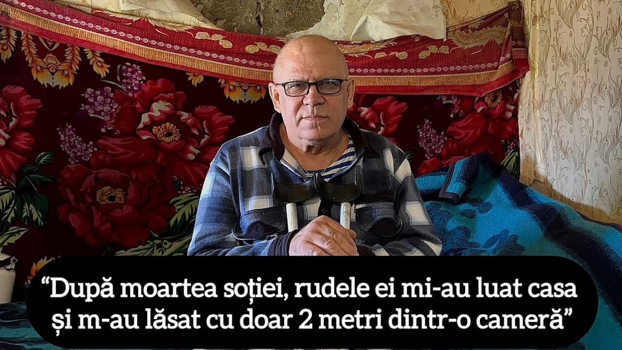 “După moartea soției, rudele ei mi-au luat casa și m-au lăsat cu doar 2 metri dintr-o cameră”