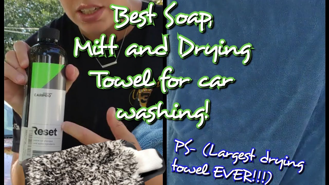 Best ceramic safe car soap, wash mitt and drying towel! (PS- largest drying towel ever!)