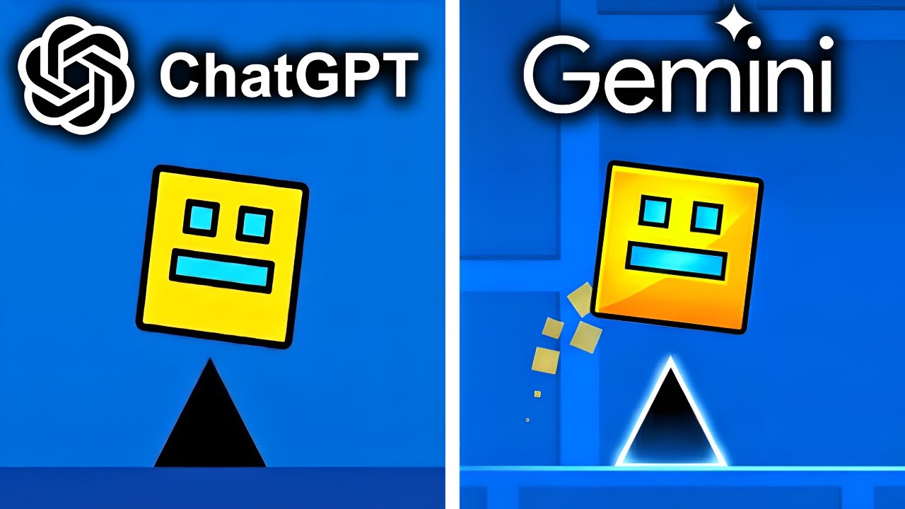 ChatGPT против Gemini: создайте Geometry Dash с нуля