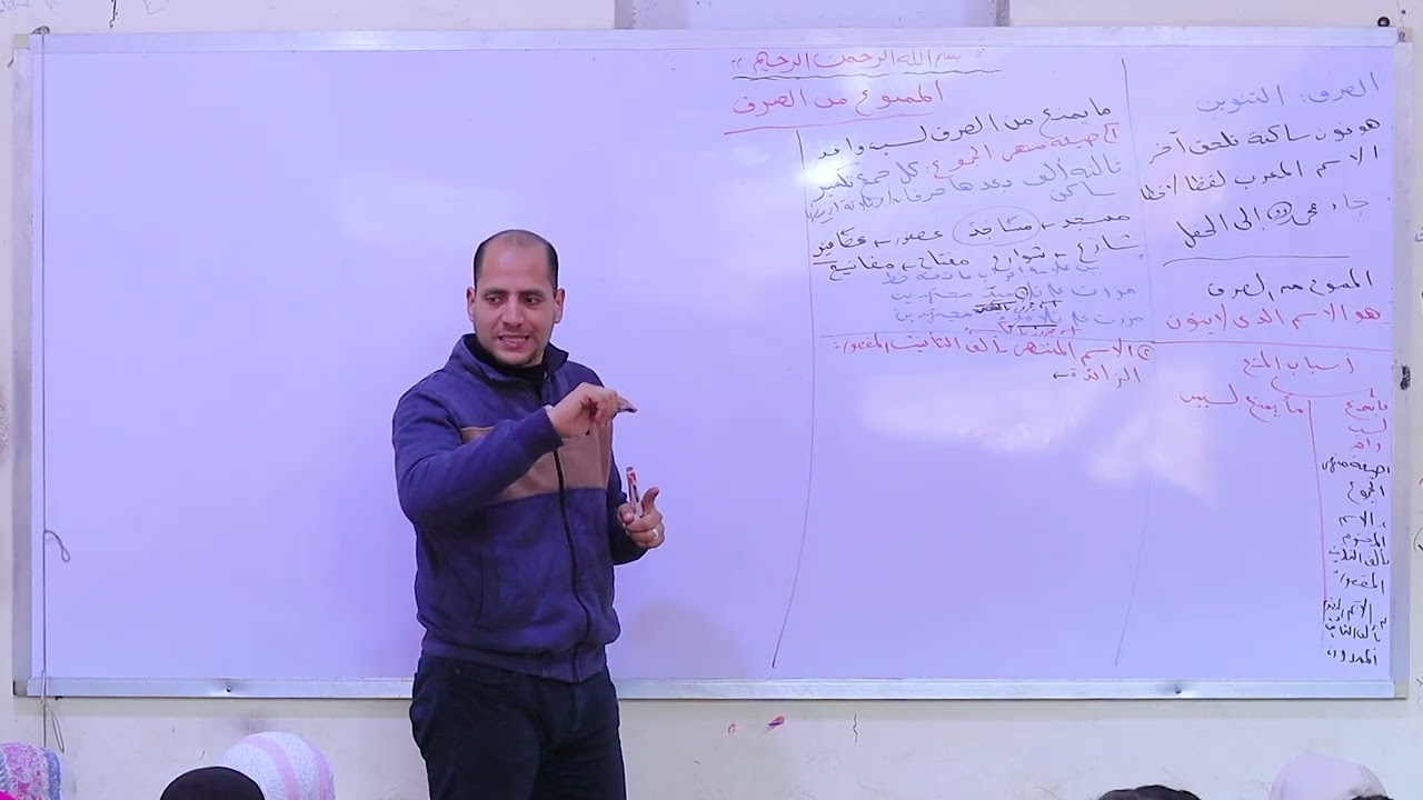 شرح درس الممنوع من الصرف للصفين الثالث الإعدادى والثانوى