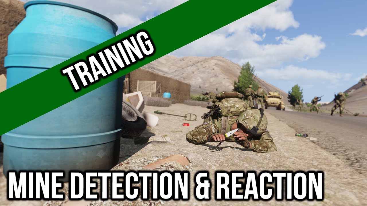 3CB ArmA 3: Bootcamp - Mine Detection & Reaction