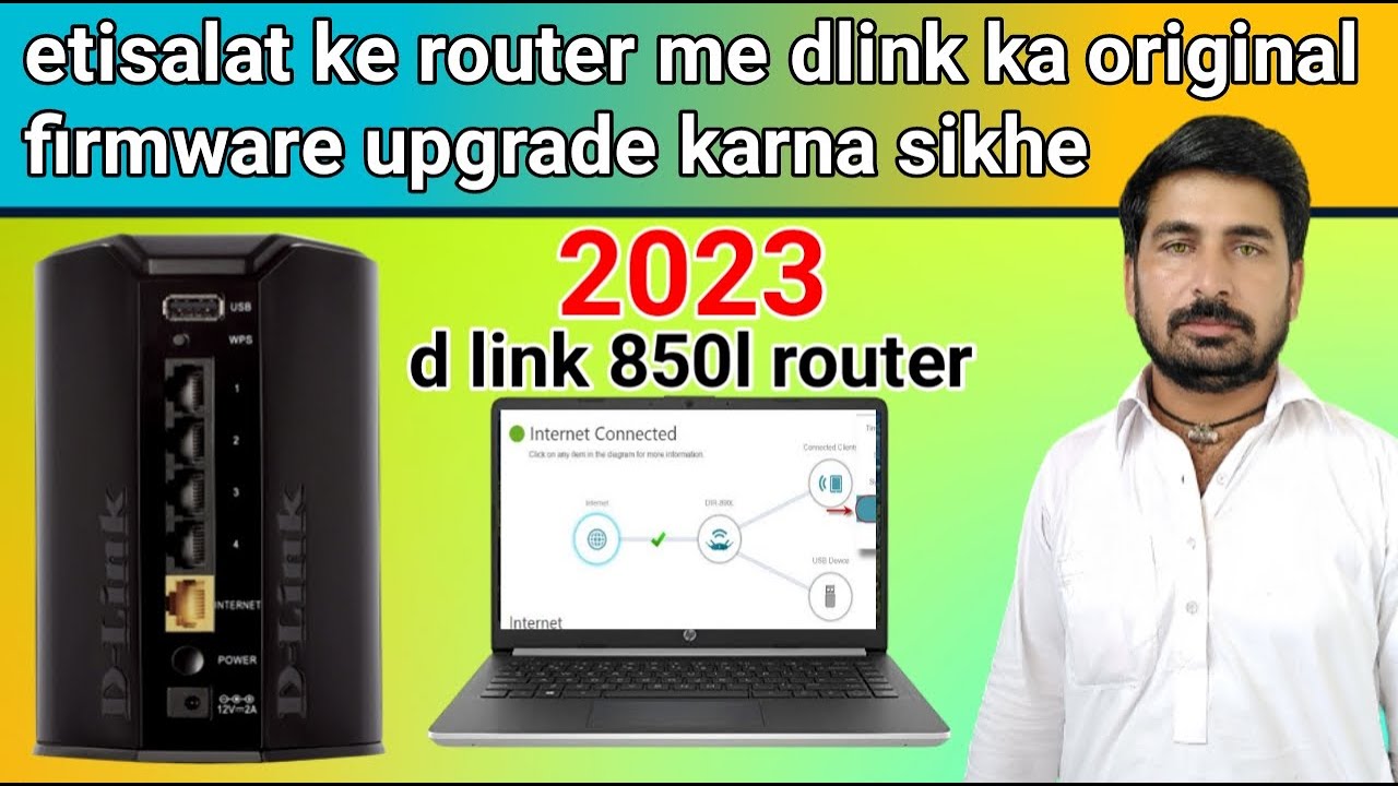 etisalat router me dlink dir 850l  orginal firmware upgrade kare ghulam ali electronic network
