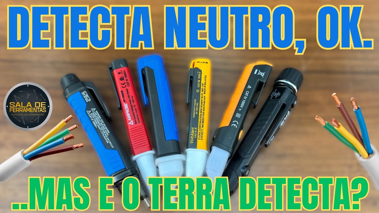 DETECTOR DE TENSÃO SEM FIO, DETECTAR O NEUTRO OK, MAS DETECTA O ATERRAMENTO TAMBÉM? #FLIR #ELETRICA